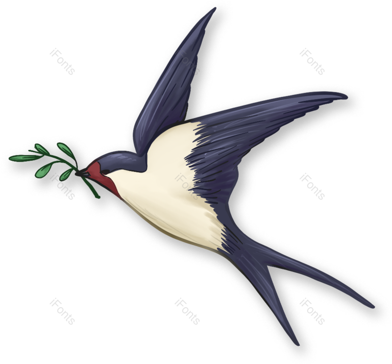 卡通图片,插画元素,春天PNG,翅膀免抠素材